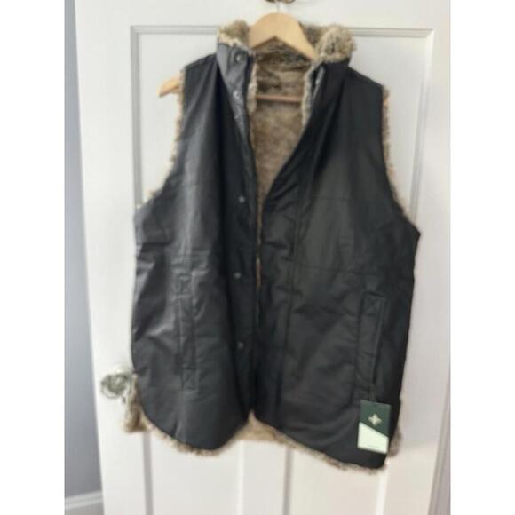 Tuckernuck Emilia Wax Fur Reversible Vest $298 NWT XXL 2XL - Picture 5 of 5